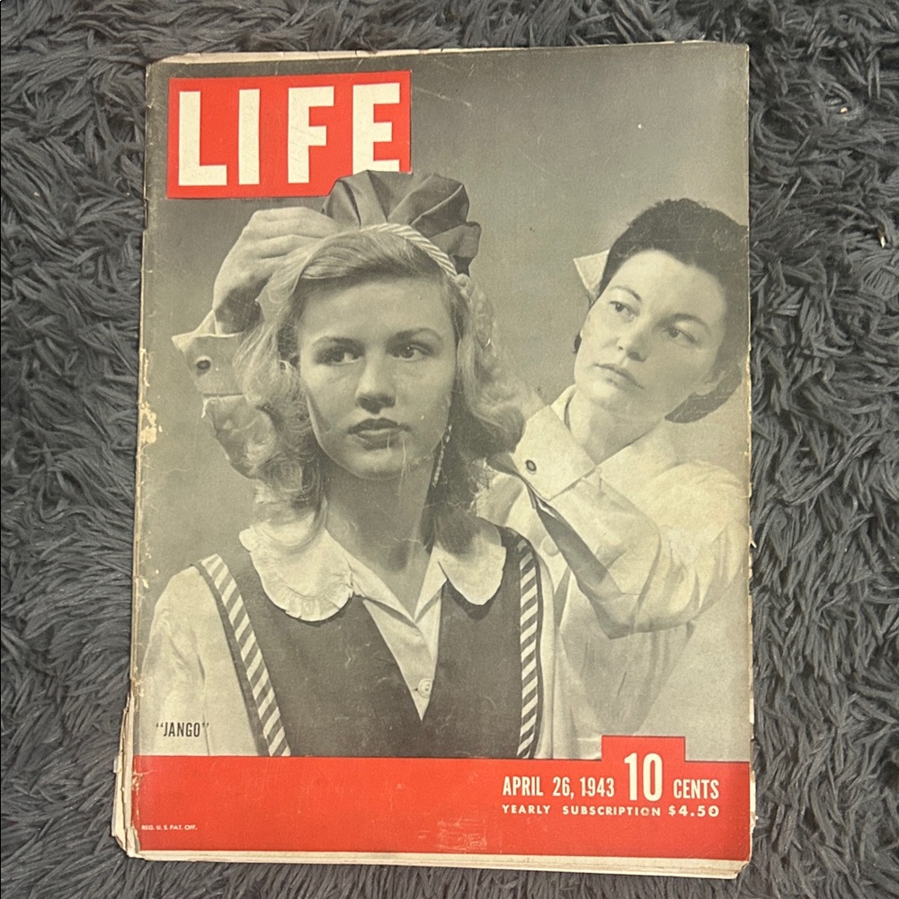 Vintage LIFE Magazine April 26, 1943 -‎ Jango